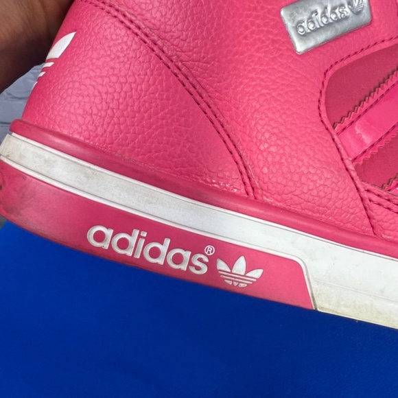 |•ADIDAS•| Ortholite Retro Bubble Gum Barbie Pink High Top Sneakers - Picture 13 of 16